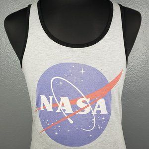 Mighty FIne Gray Large PreOwned A-Shirt-Nasa Logo
